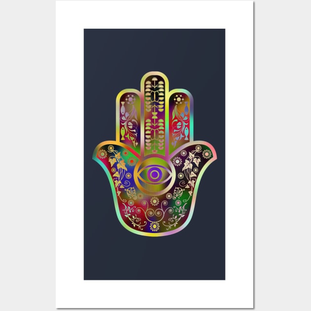 HAMSA Wall Art by aklara